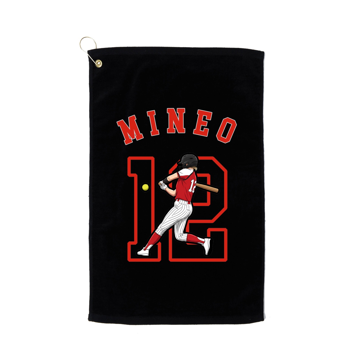 Golf Towel — Shirsey Arch in Black