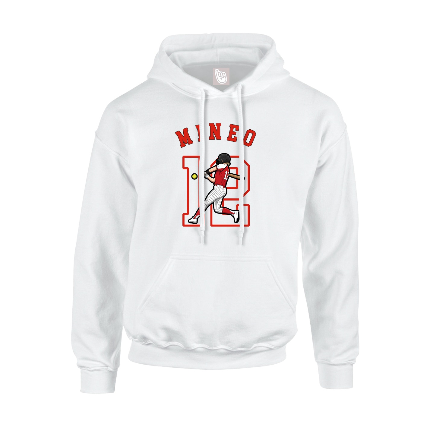 Hoodie — Shirsey Arch in White