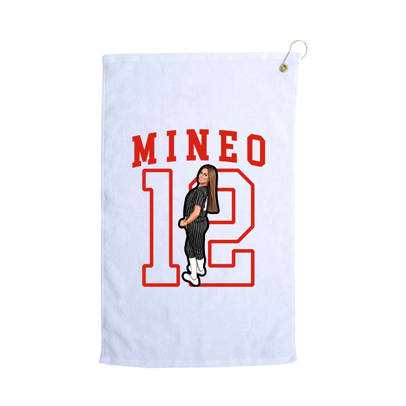 Golf Towel — Shirsey in White