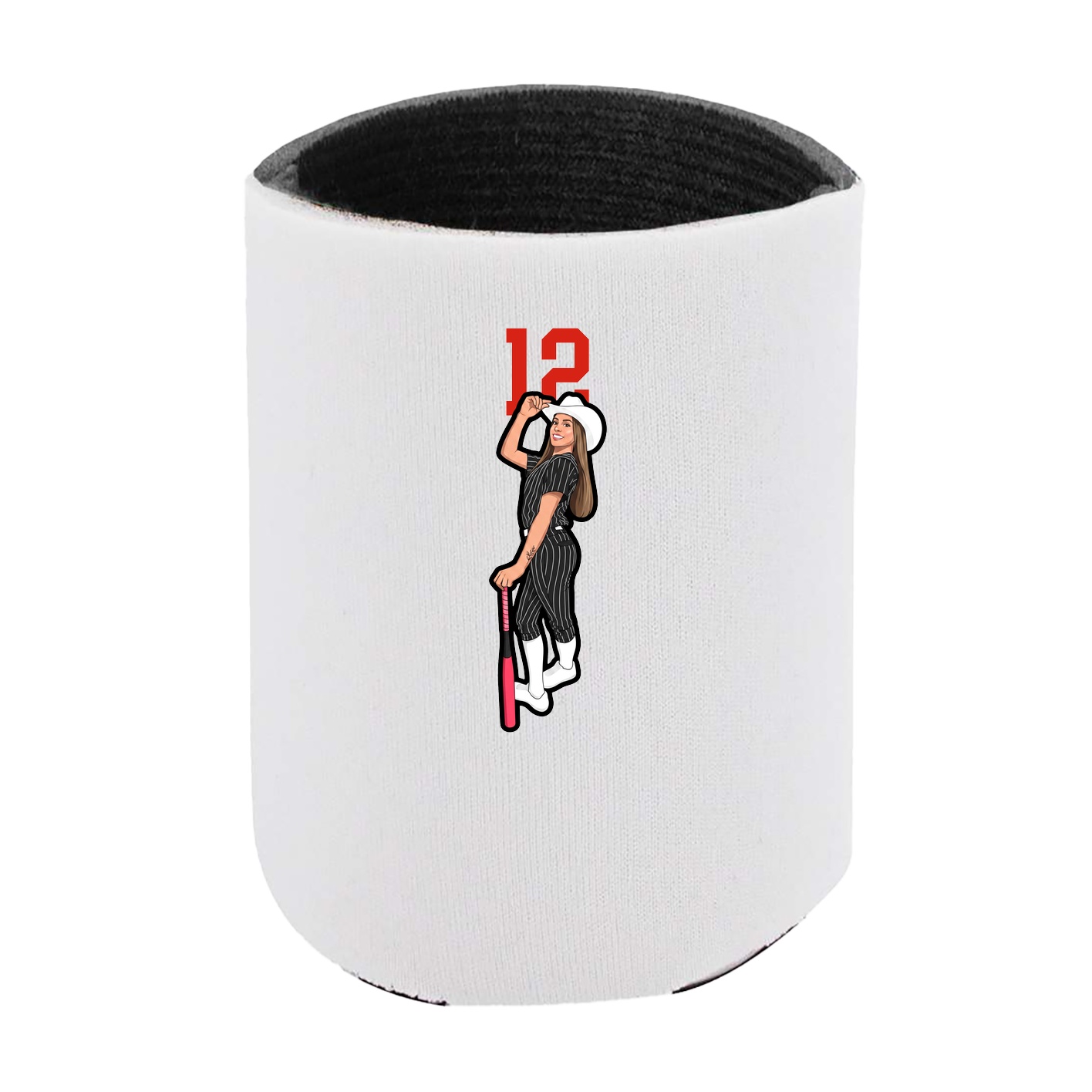 Can Holder — Number Top in White