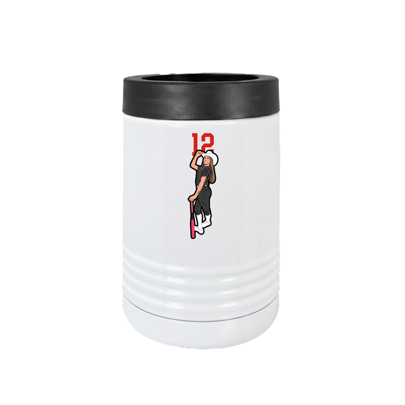 Beverage Holder — Number Top in White