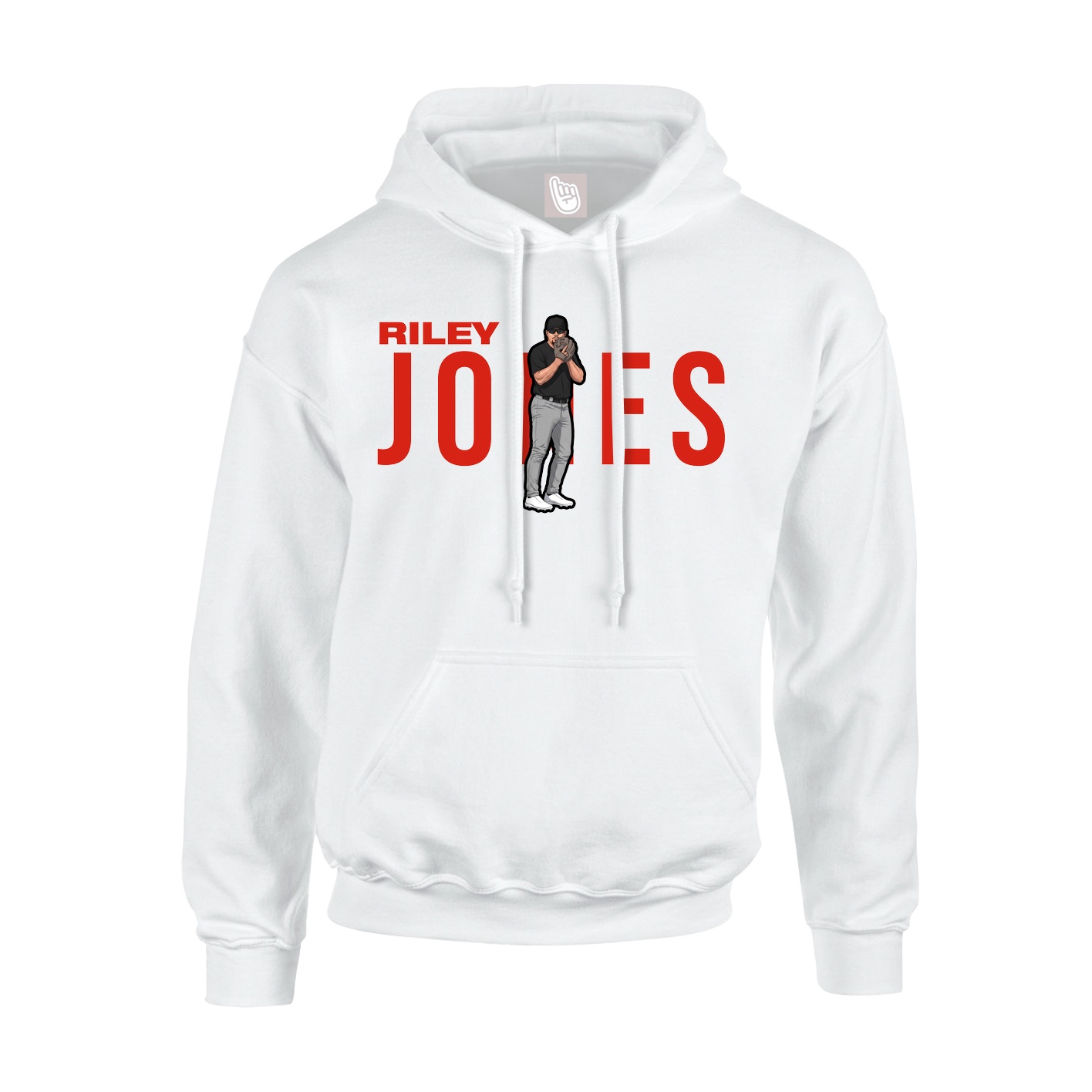 Hoodie — Player Name in White