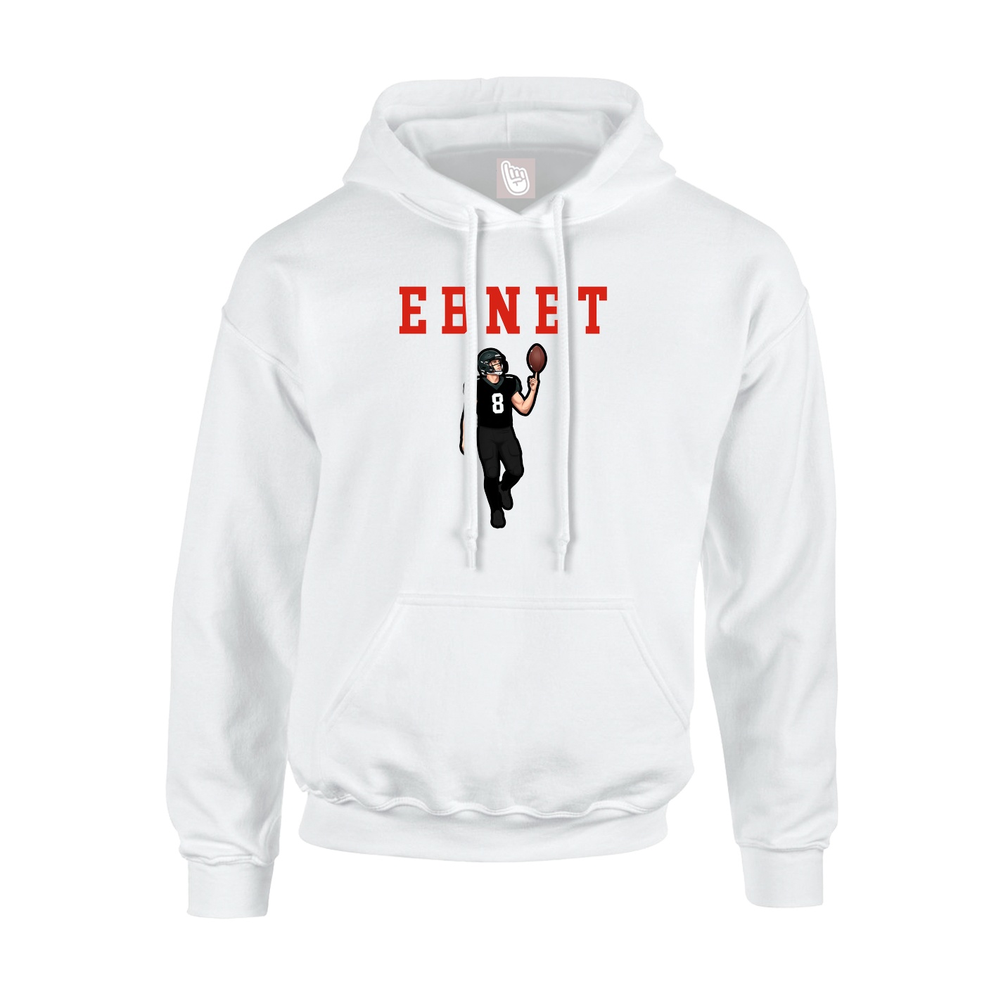 Hoodie — Shirsey in White
