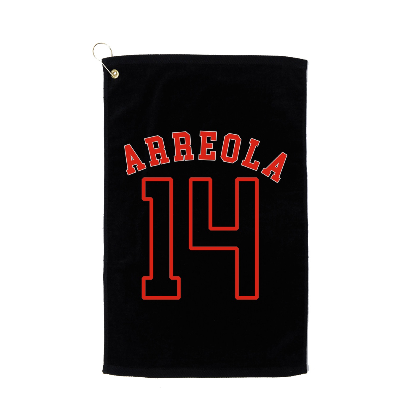 Golf Towel — Shirsey Arch in Black