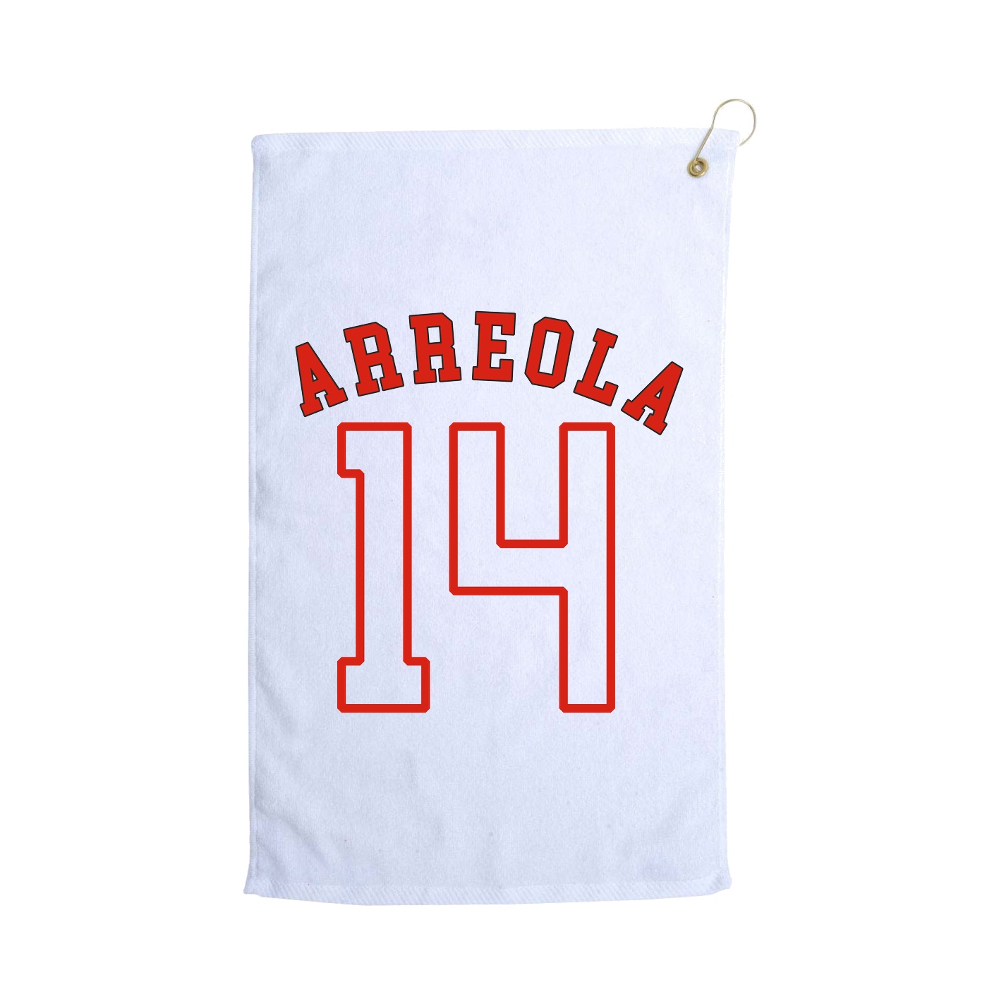 Golf Towel — Shirsey Arch in White