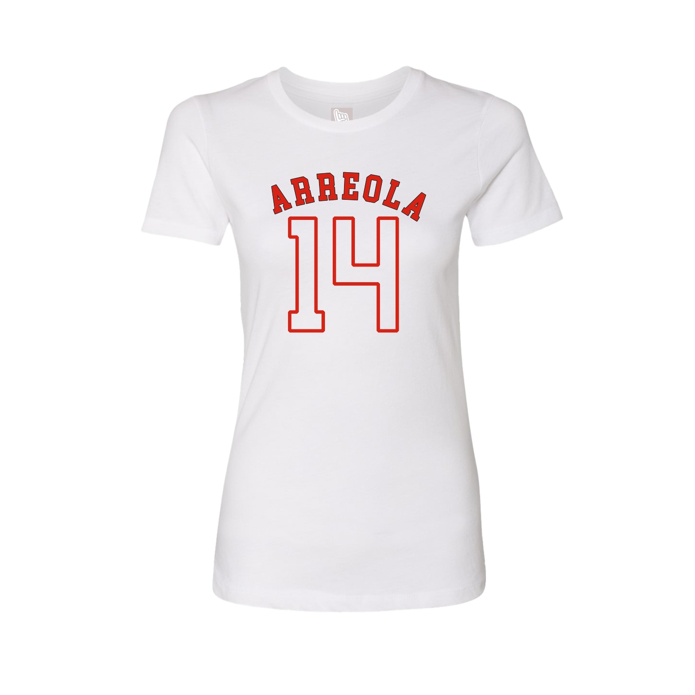 Womens Tee — Shirsey Arch in White
