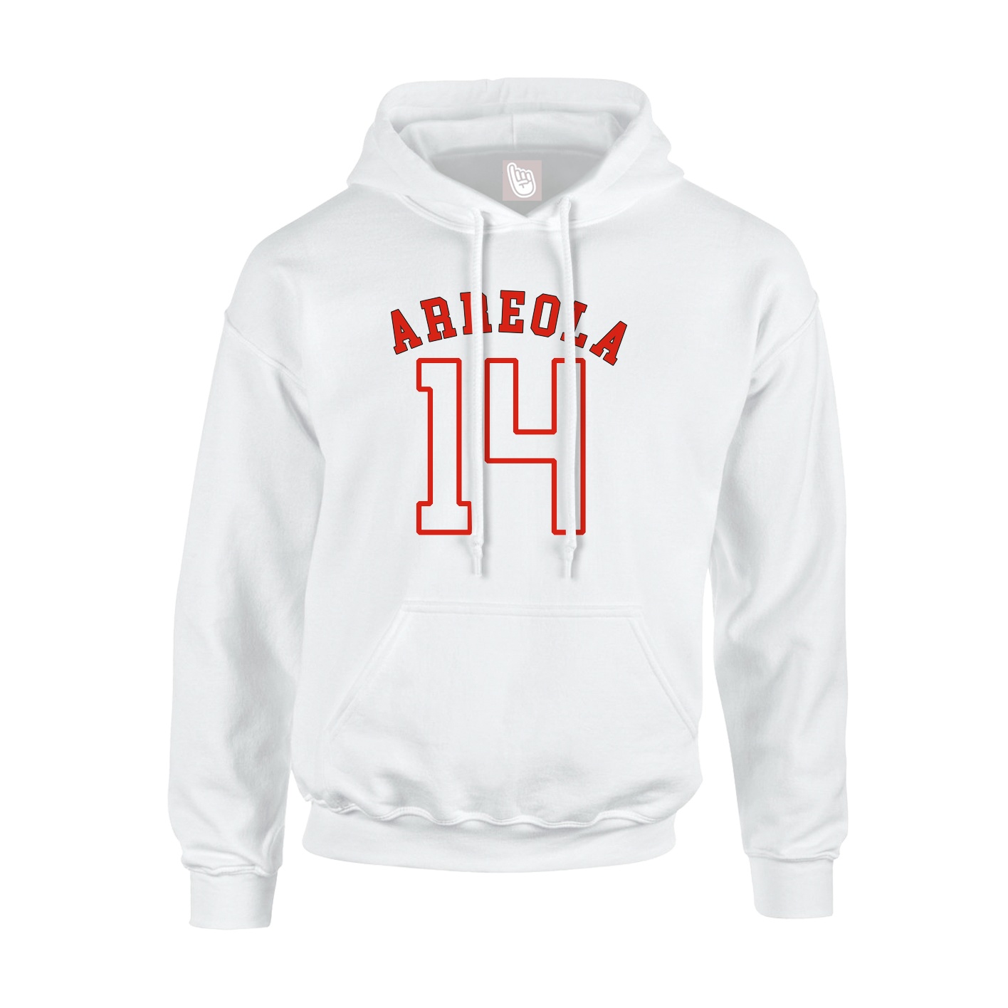 Hoodie — Shirsey Arch in White