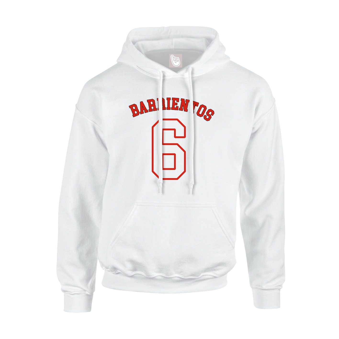 Hoodie — Shirsey Arch in White