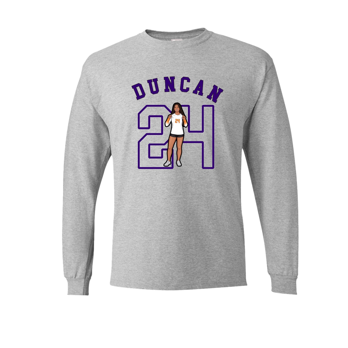Long Sleeve Tee — Shirsey Arch in Grey