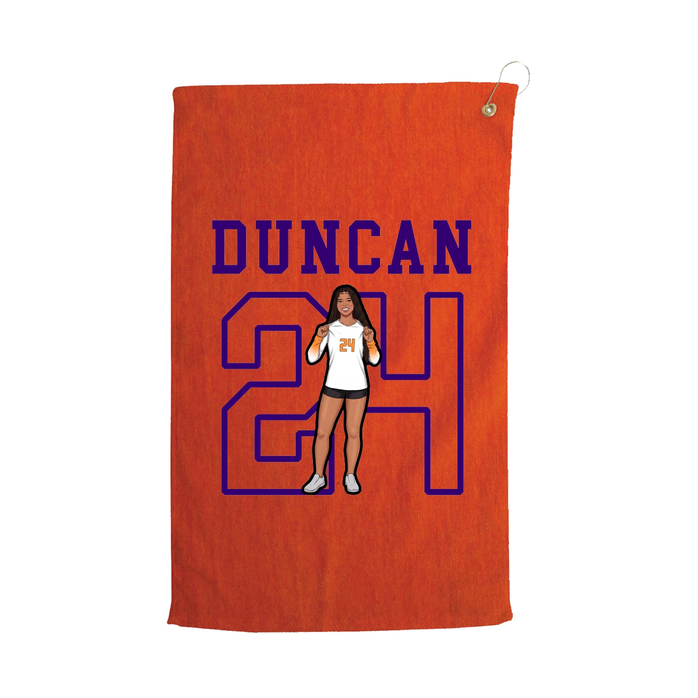 Golf Towel — Shirsey in Orange