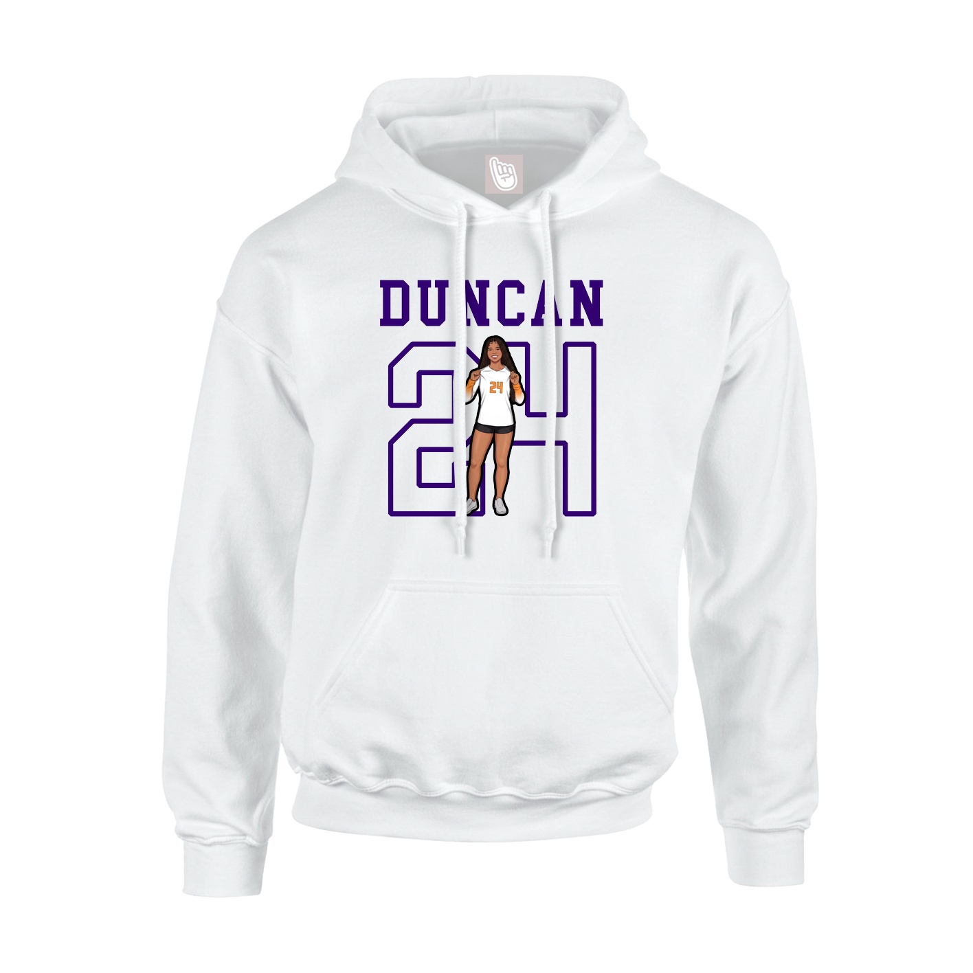 Youth Hoodie — Shirsey in White