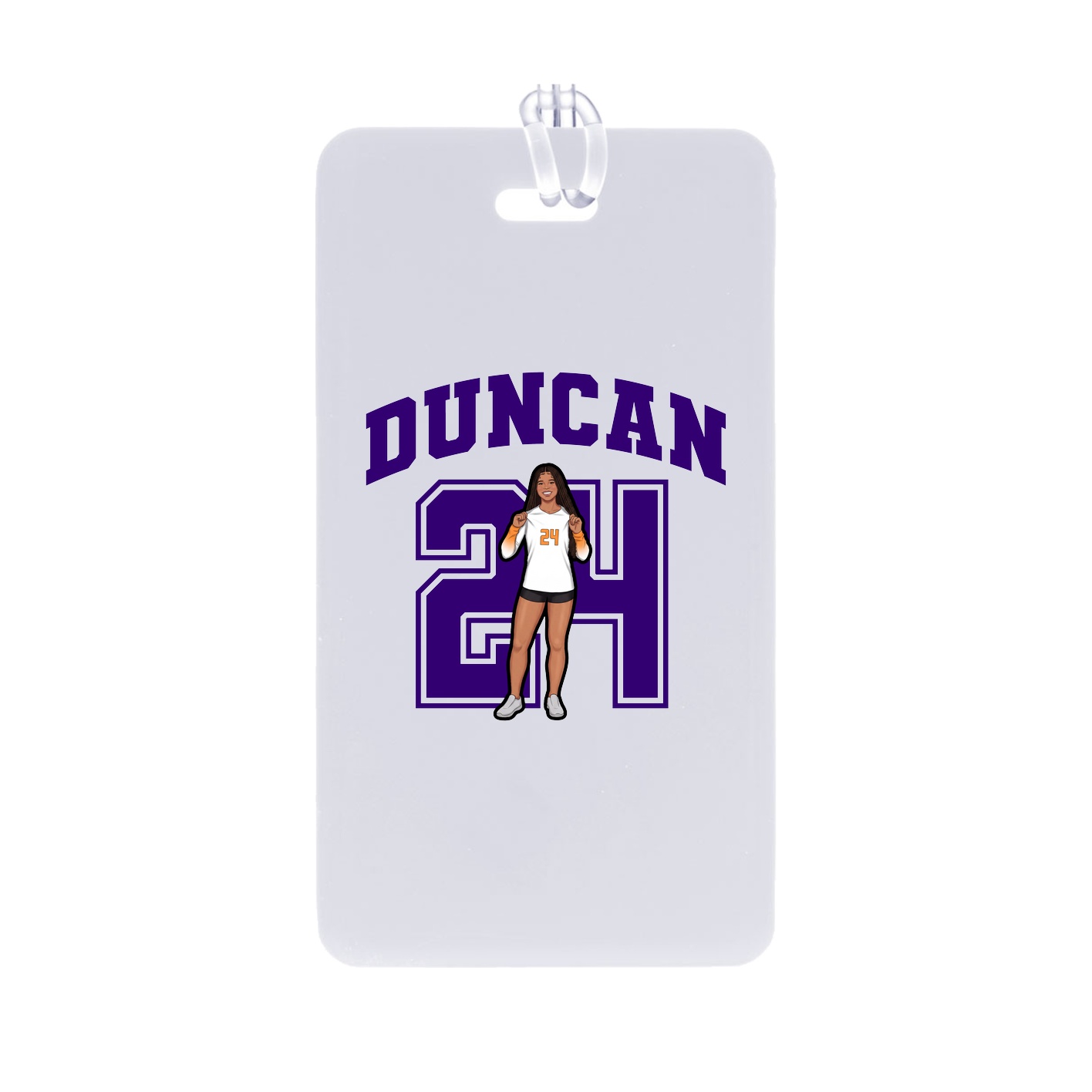 Bag Tag — Number in Classic
