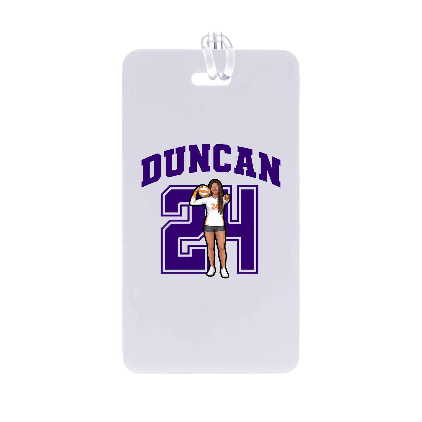 Bag Tag — Number in Classic