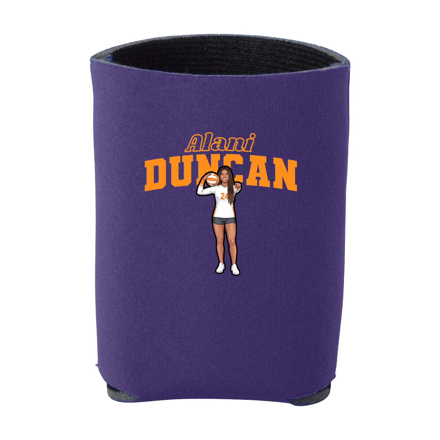 Can Holder — Name Arch in Purple