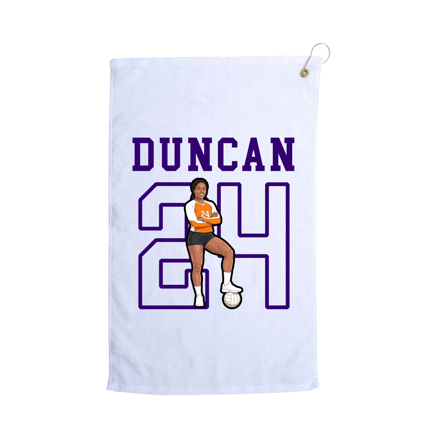Golf Towel — Shirsey in White
