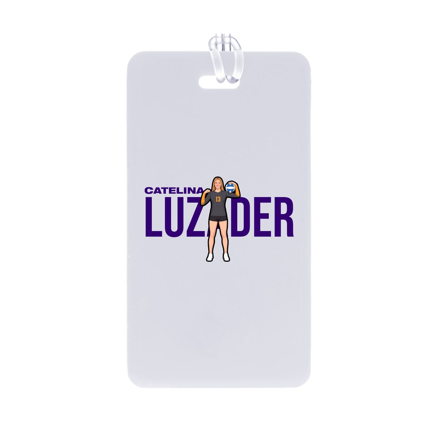Bag Tag — Player Name in Classic