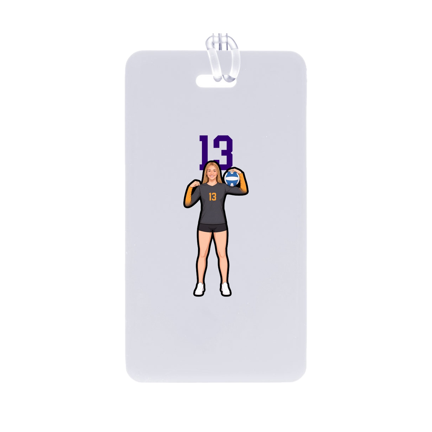 Bag Tag — Number Top in Classic