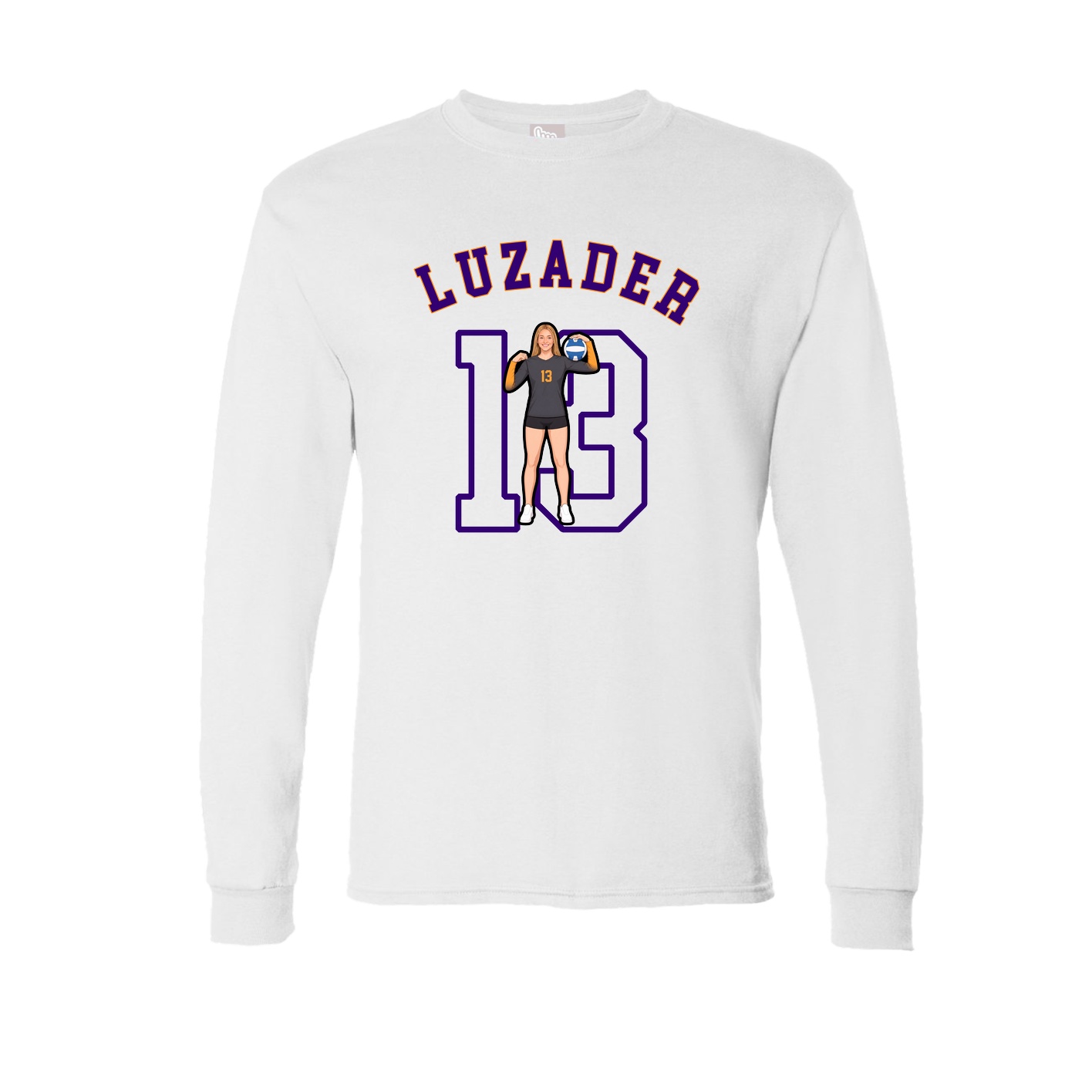 Long Sleeve Tee — Shirsey Arch in White