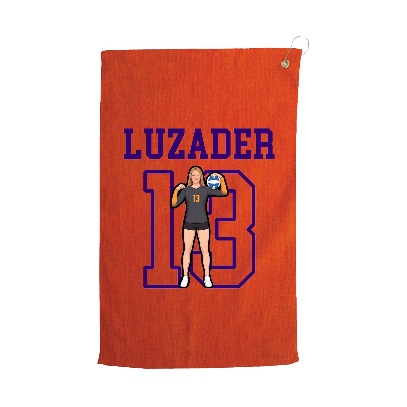 Golf Towel — Shirsey in Orange