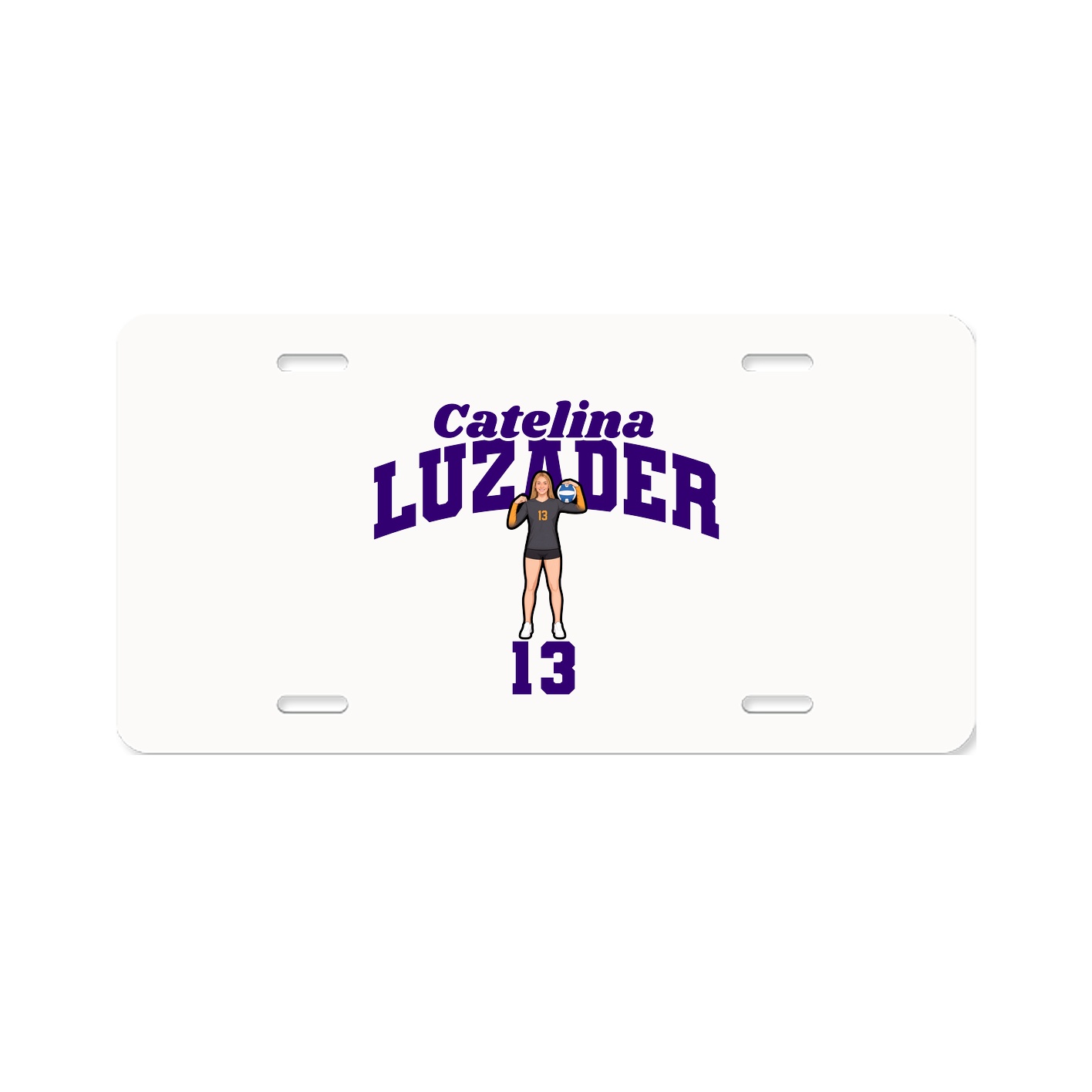 License Plate — Signature Arch in Classic