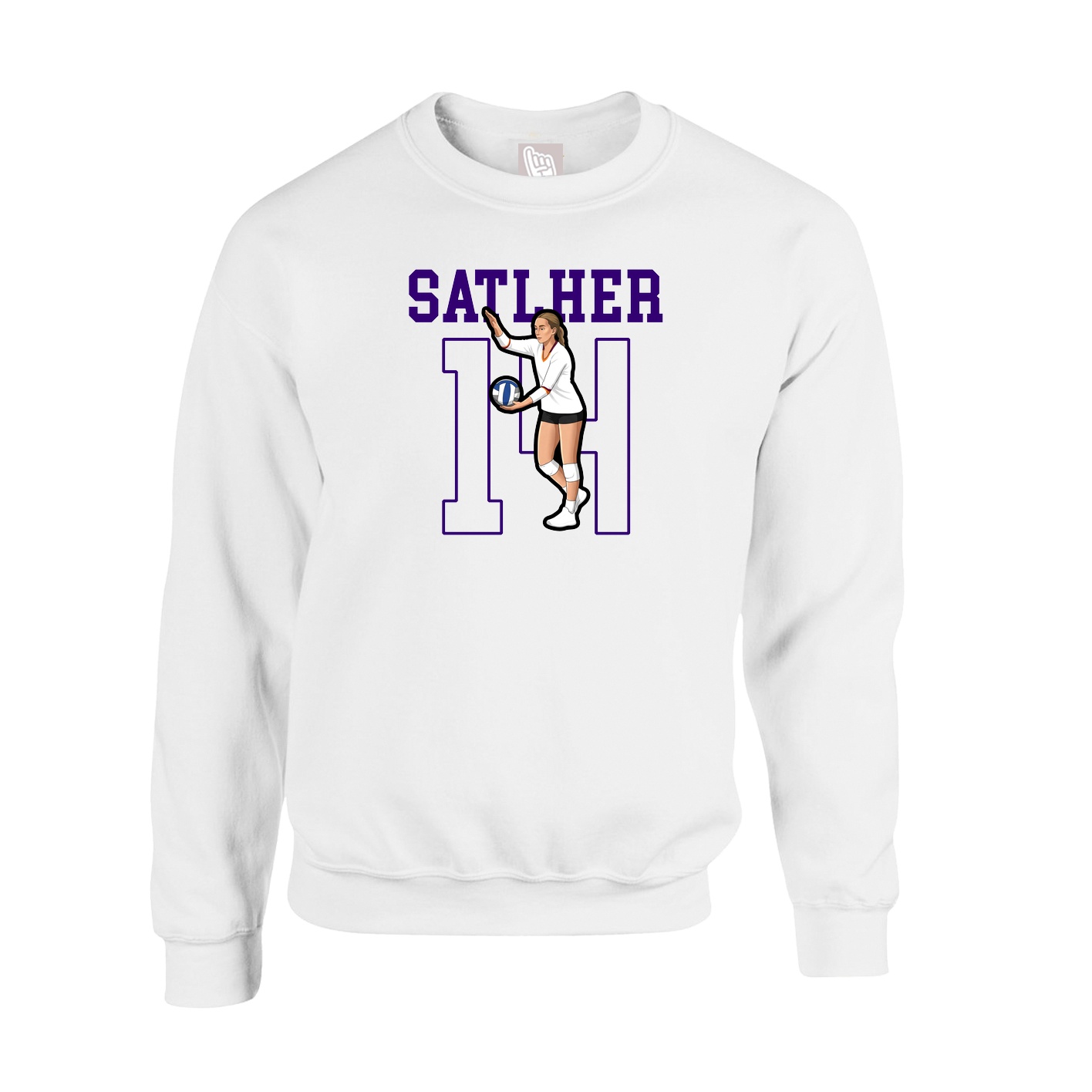 Fleece Crew — Shirsey in White