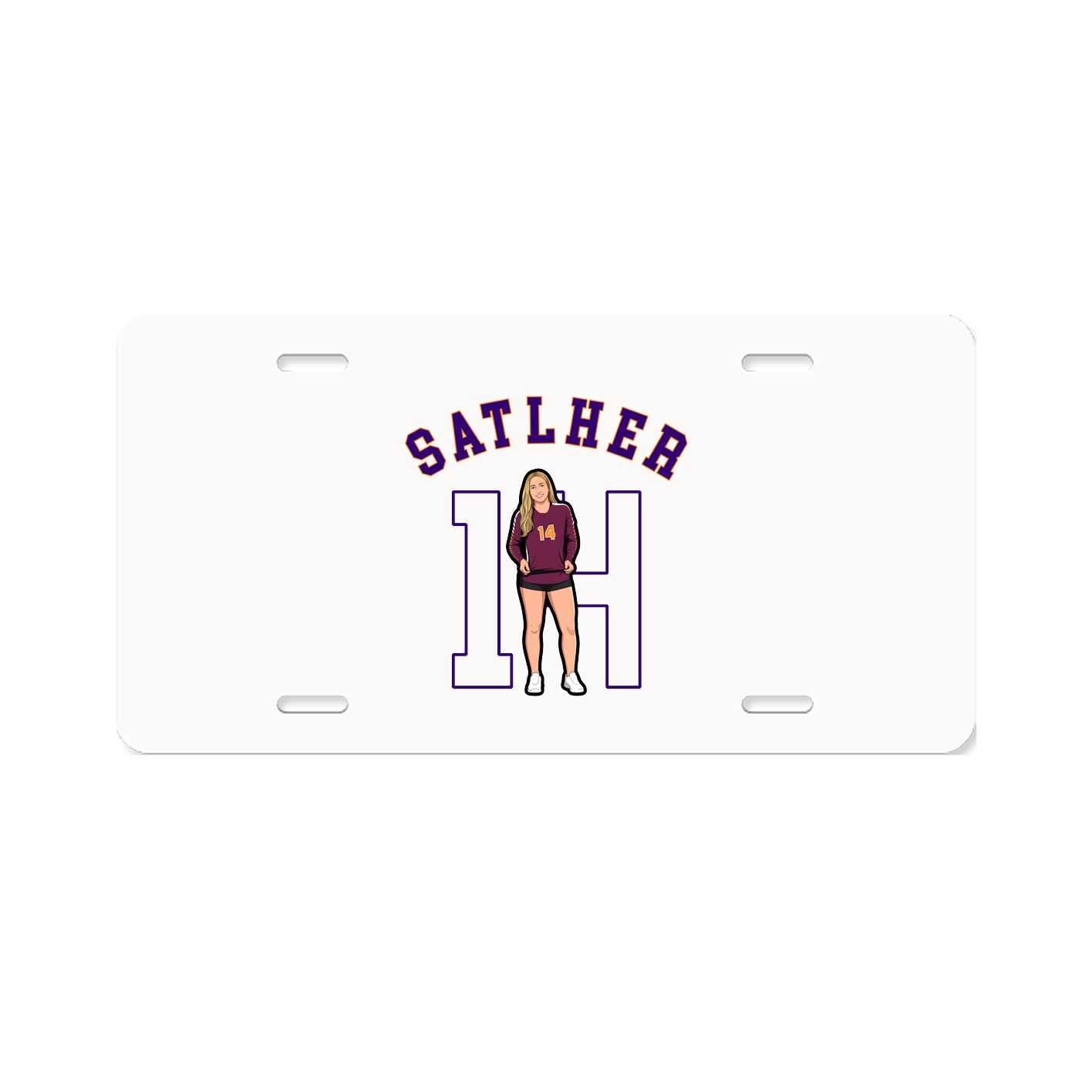 License Plate — Shirsey Arch in Classic