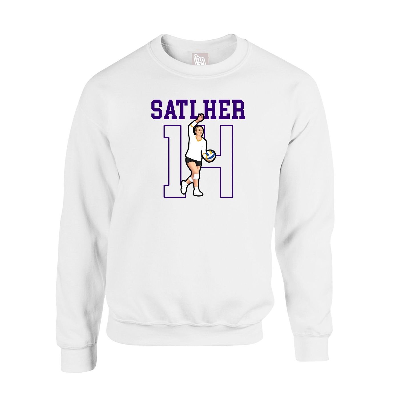 Fleece Crew — Shirsey in White