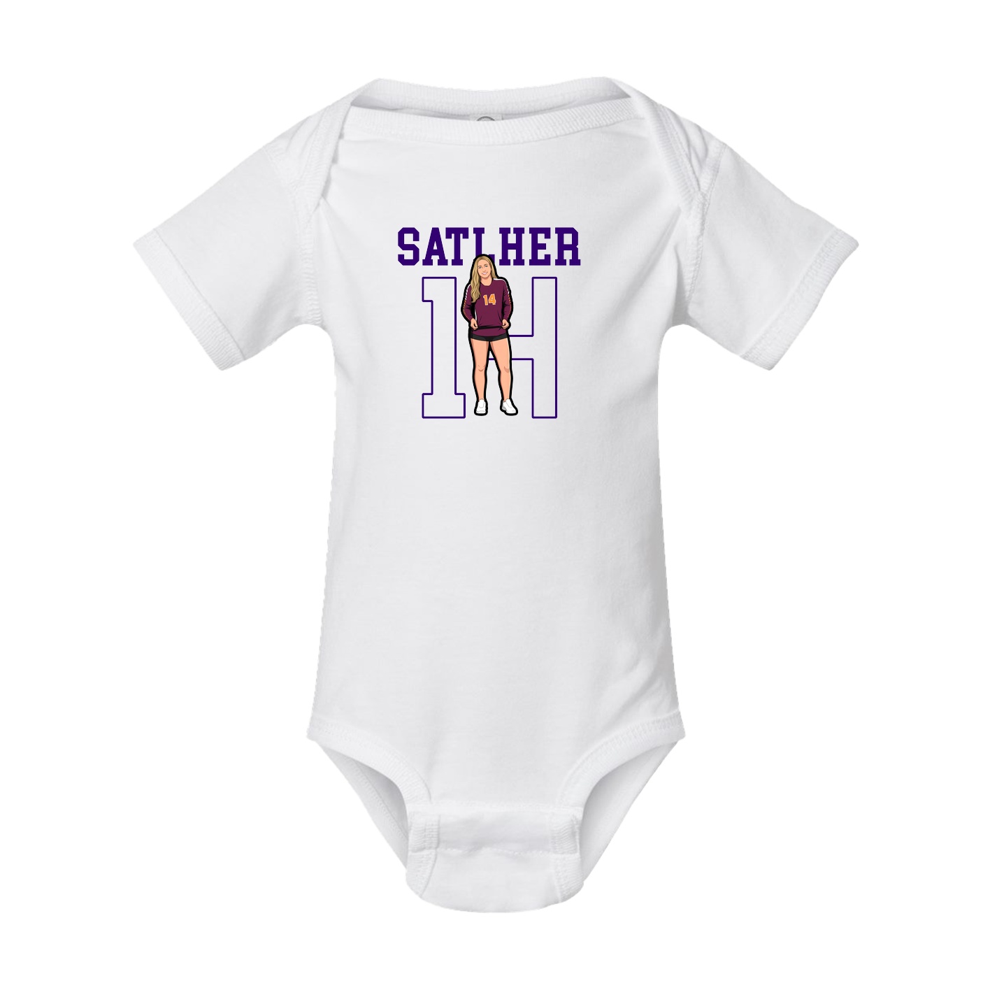 Baby Onesie — Shirsey in White