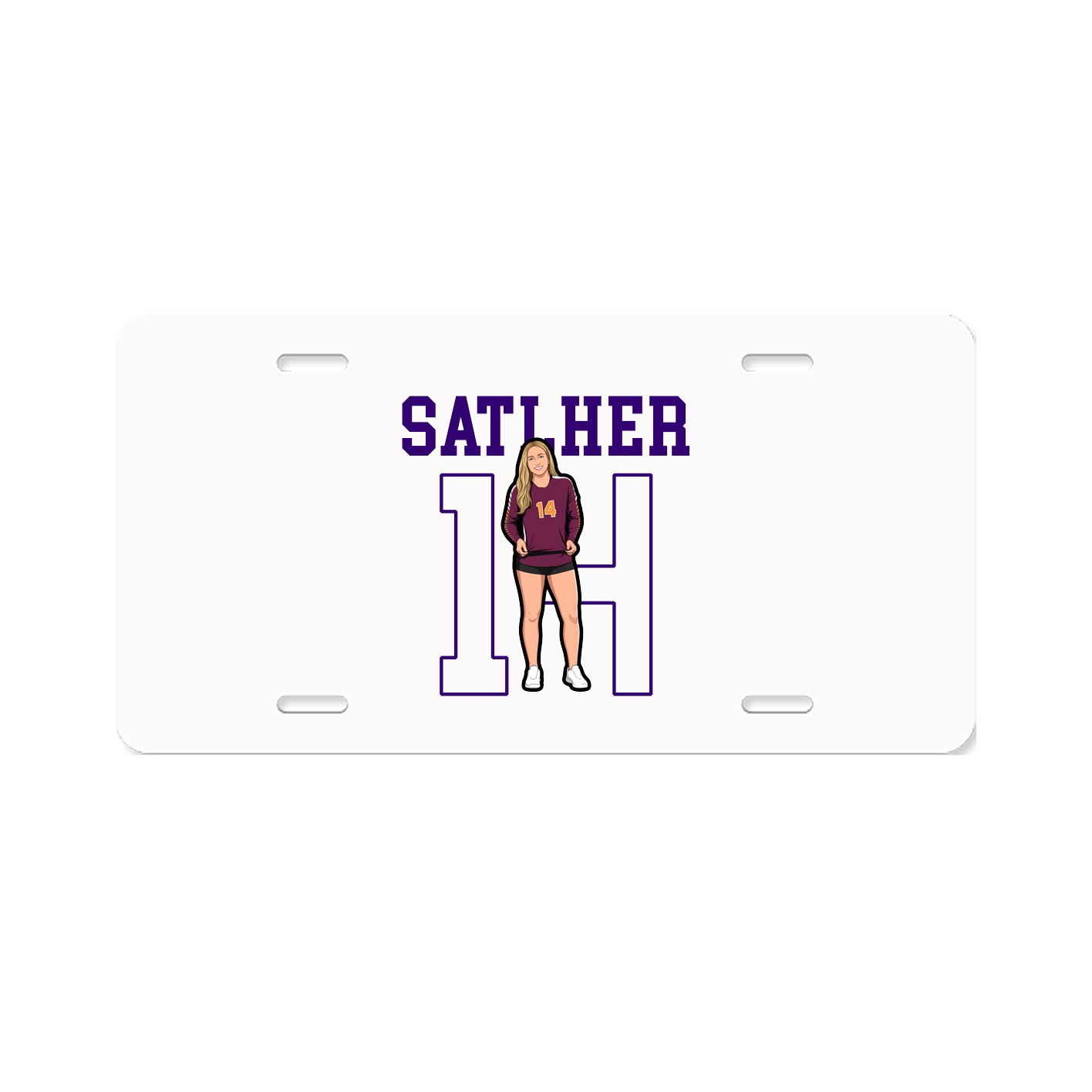License Plate — Shirsey in Classic