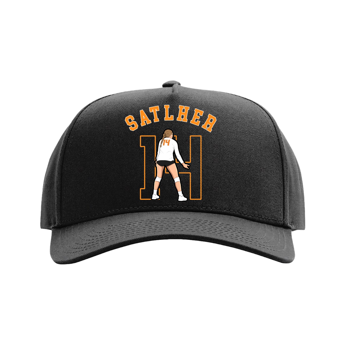 Full Fabric Five-Panel Champ Cap