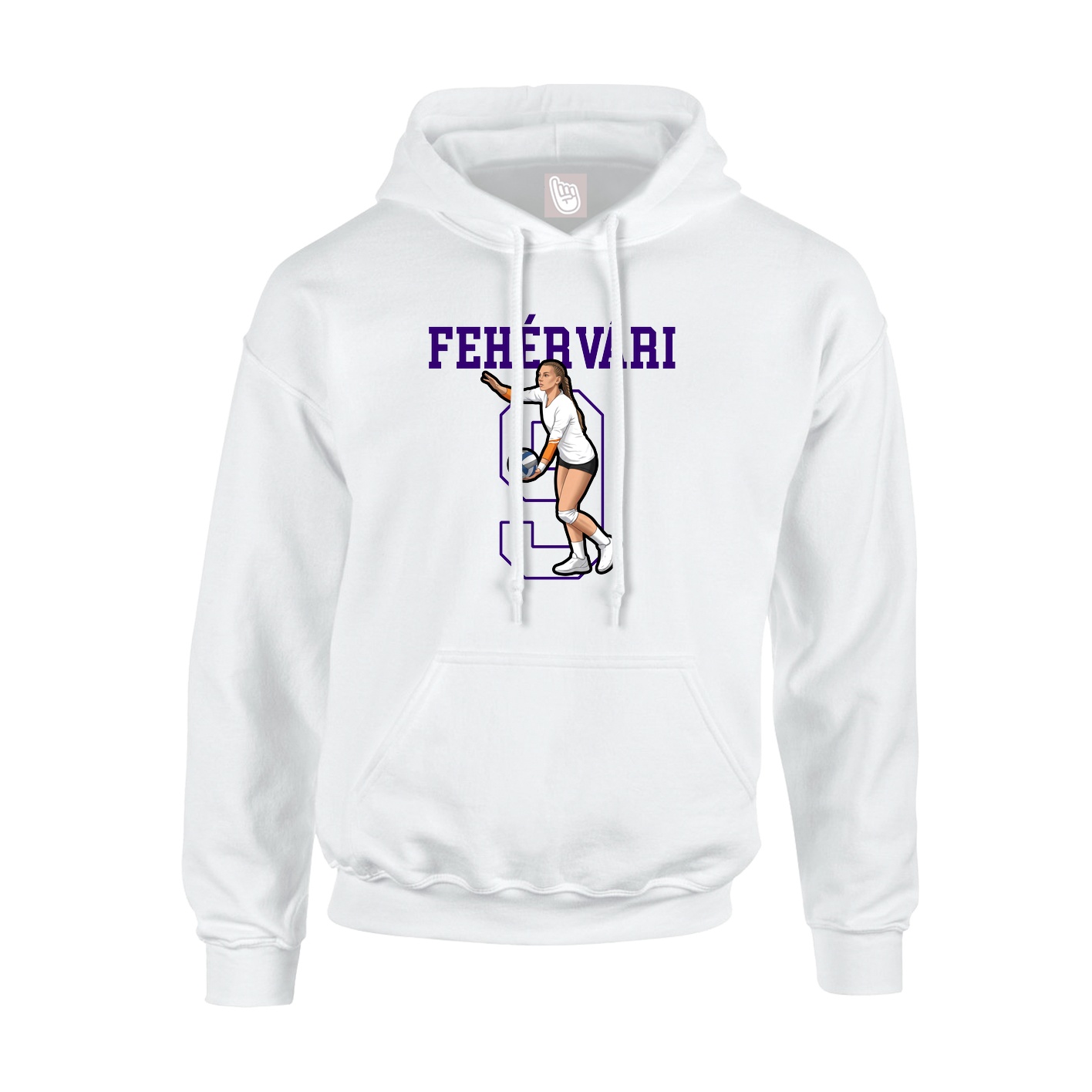 Hoodie — Shirsey in White