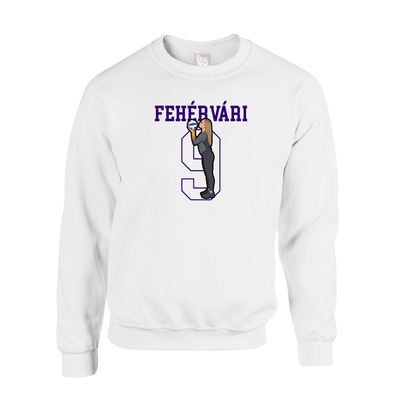 Fleece Crew — Shirsey in White