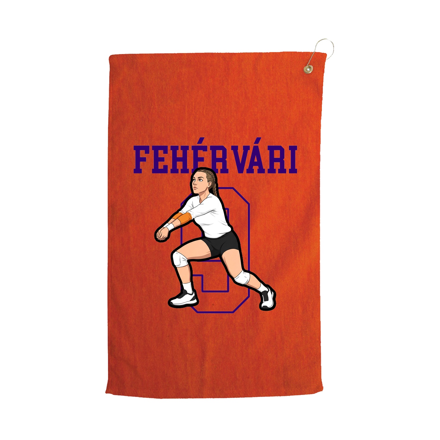Golf Towel — Shirsey in Orange