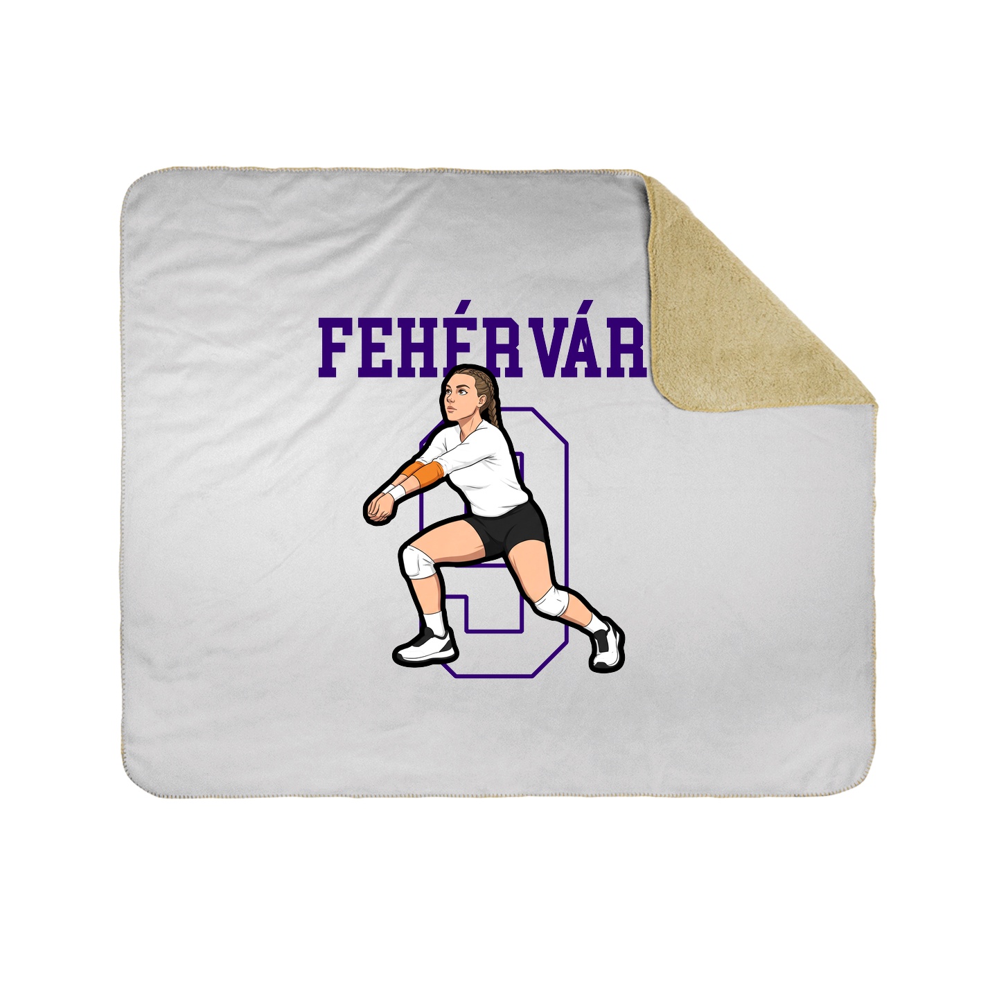 Throw Blanket — Shirsey in White
