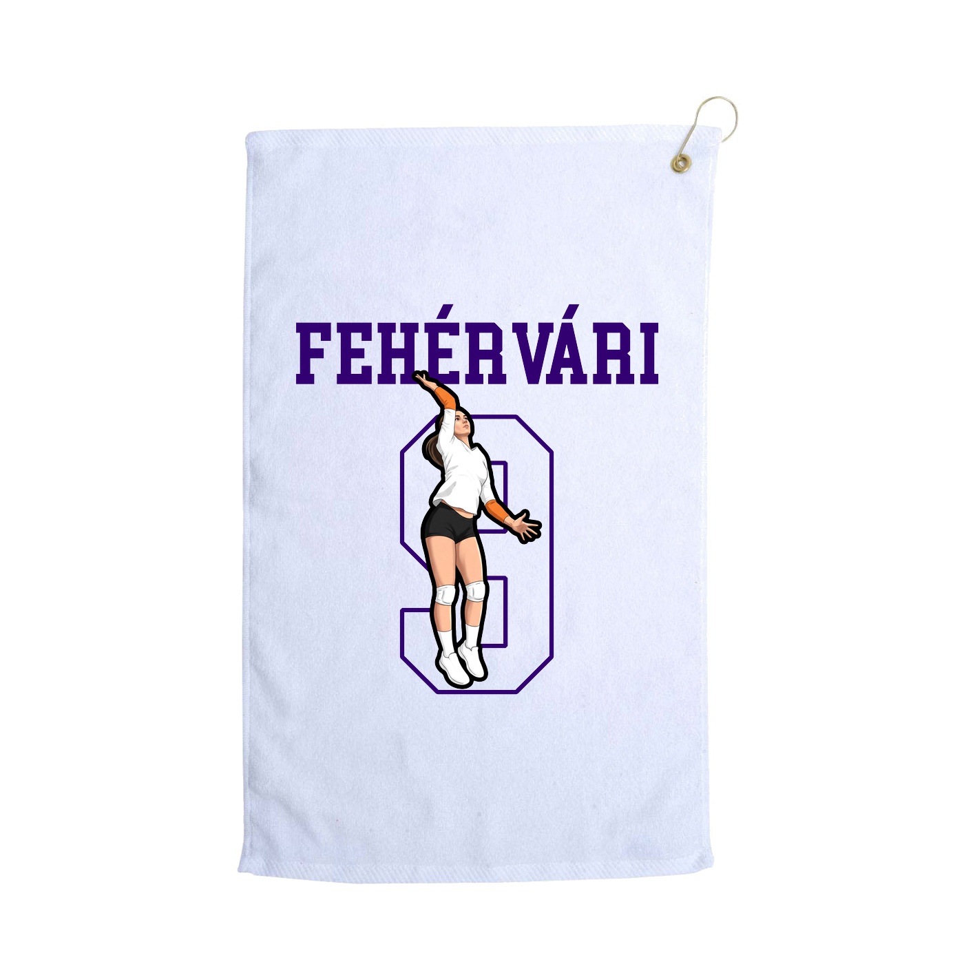 Golf Towel — Shirsey in White