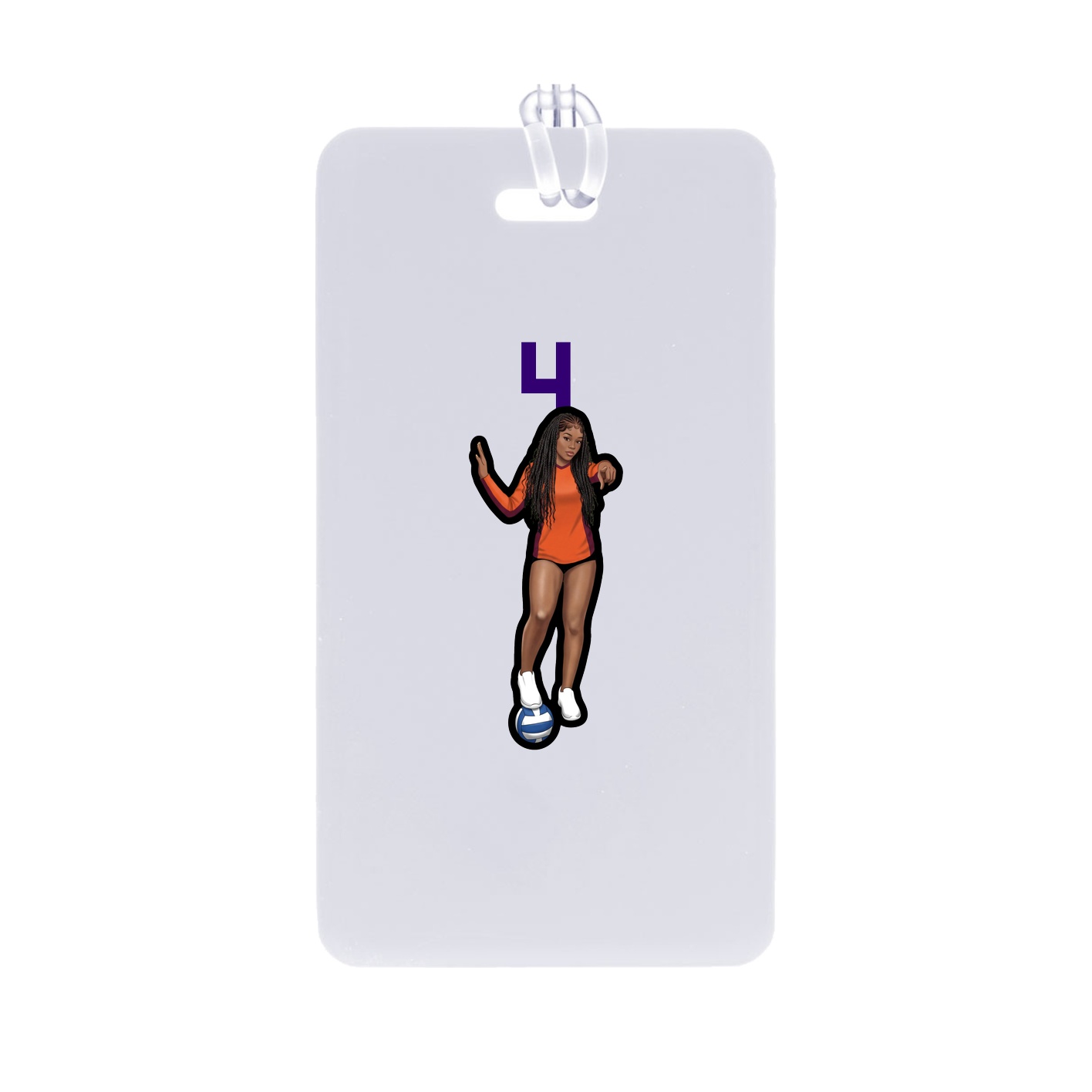 Bag Tag — Number Top in Classic