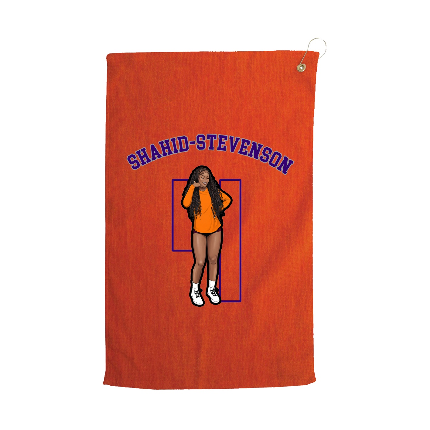 Golf Towel — Shirsey Arch in Orange
