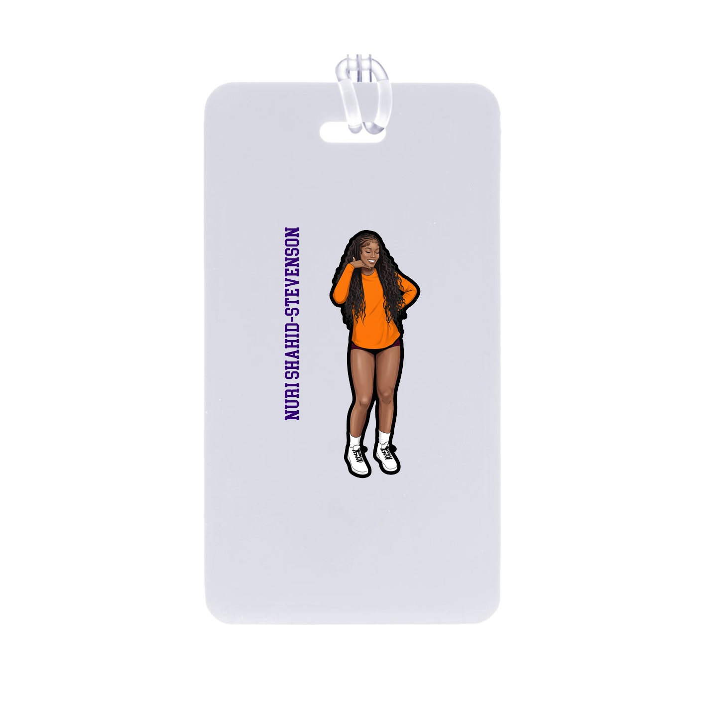 Bag Tag — Name Vertical in Classic