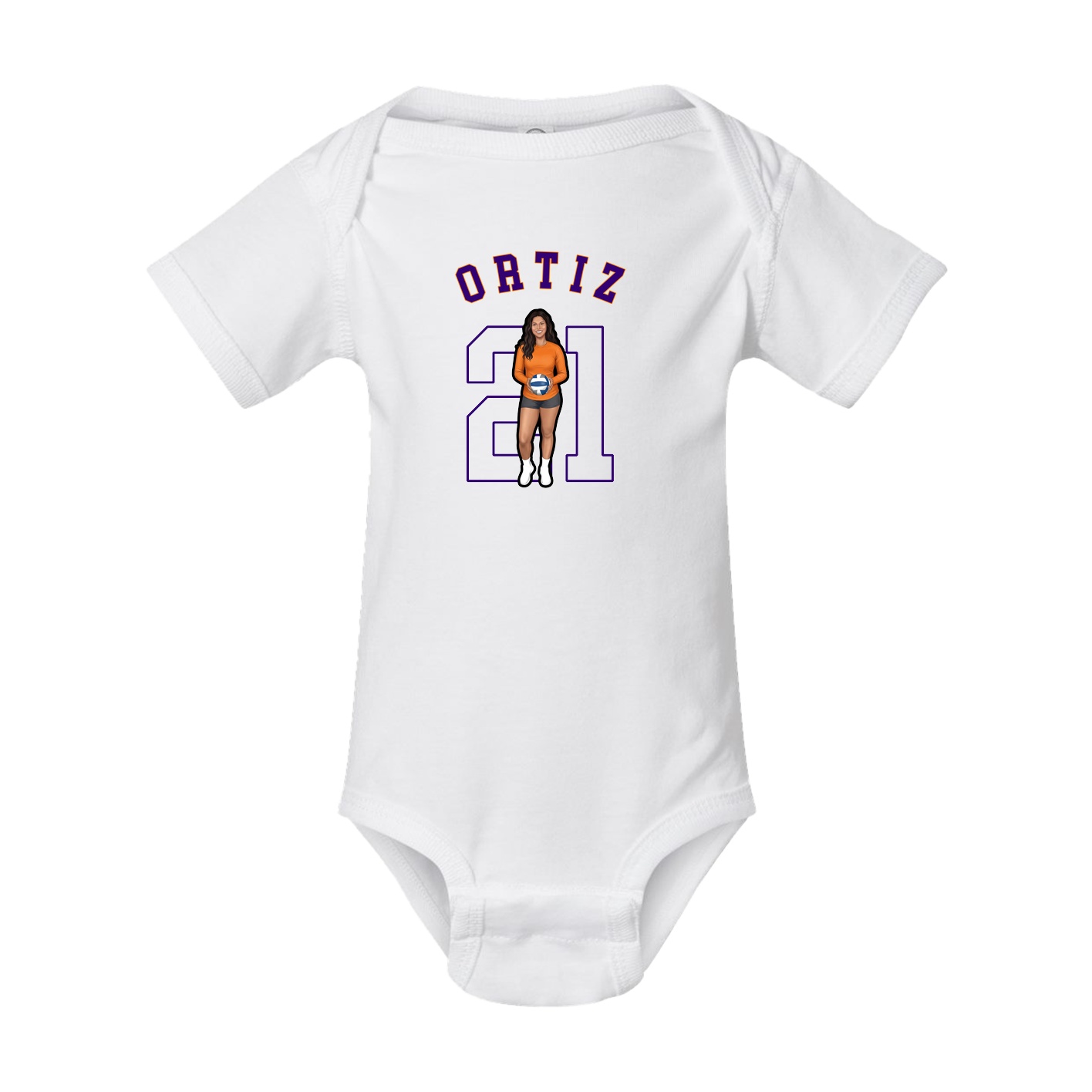 Baby Onesie — Shirsey Arch in White