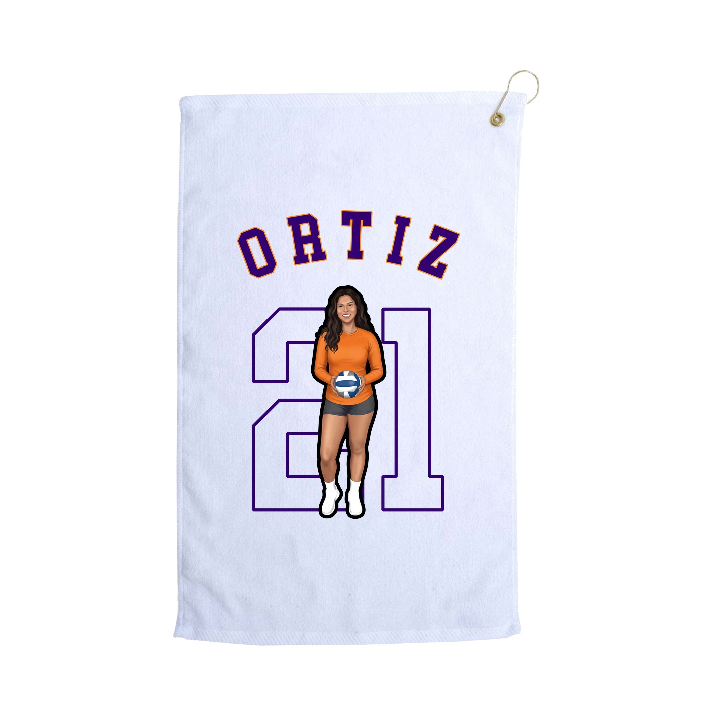 Golf Towel — Shirsey Arch in White
