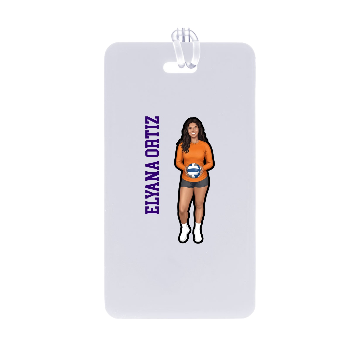 Bag Tag — Name Vertical in Classic