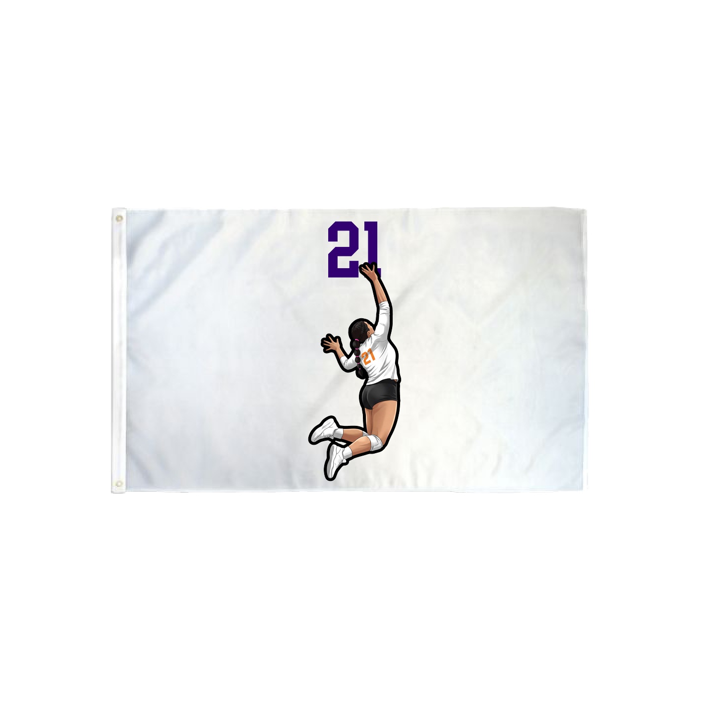3x5 Flag — Number Top in Classic