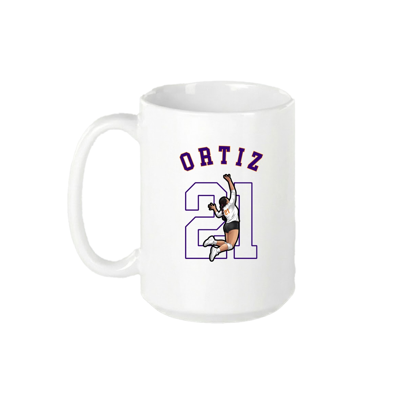 15oz Coffee Mug — Shirsey Arch in White