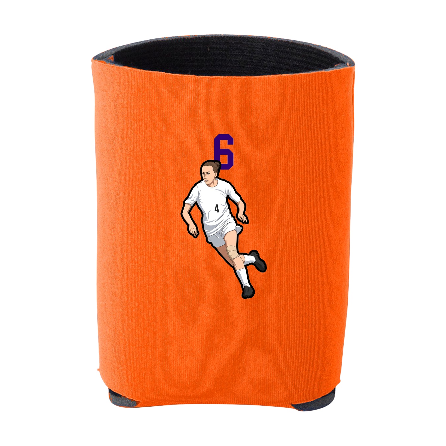 Can Holder — Number Top in Orange
