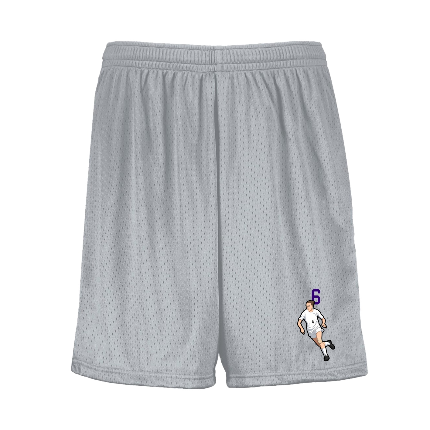 Shorts — Number Top in Silver