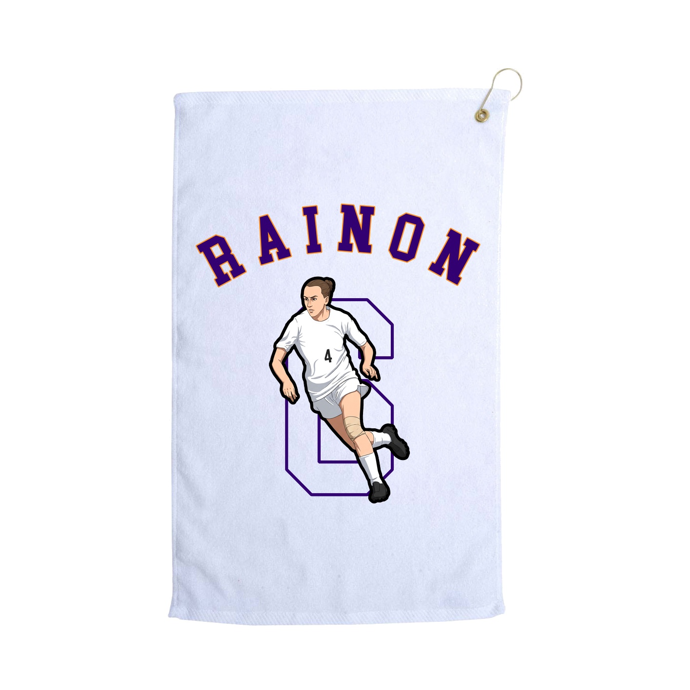 Golf Towel — Shirsey Arch in White