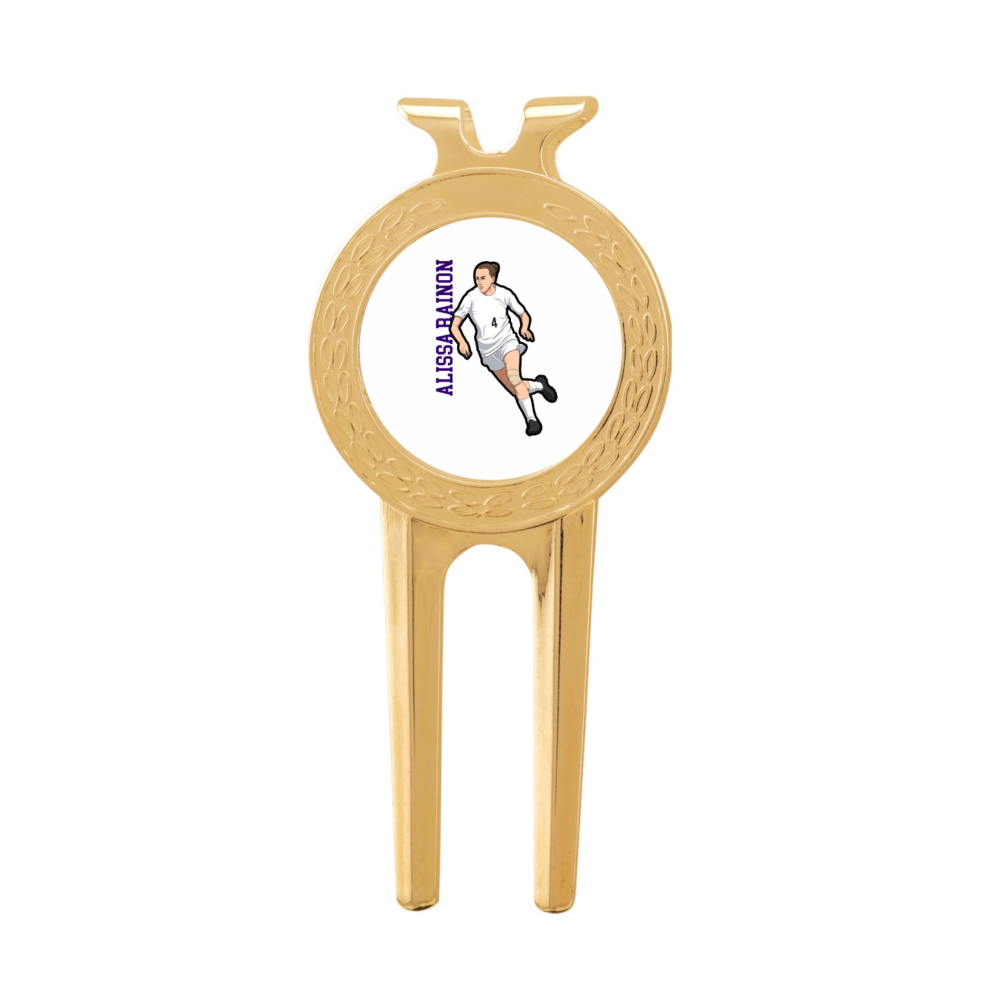 Divot Tool with Ball Marker — Name Vertical in Classic