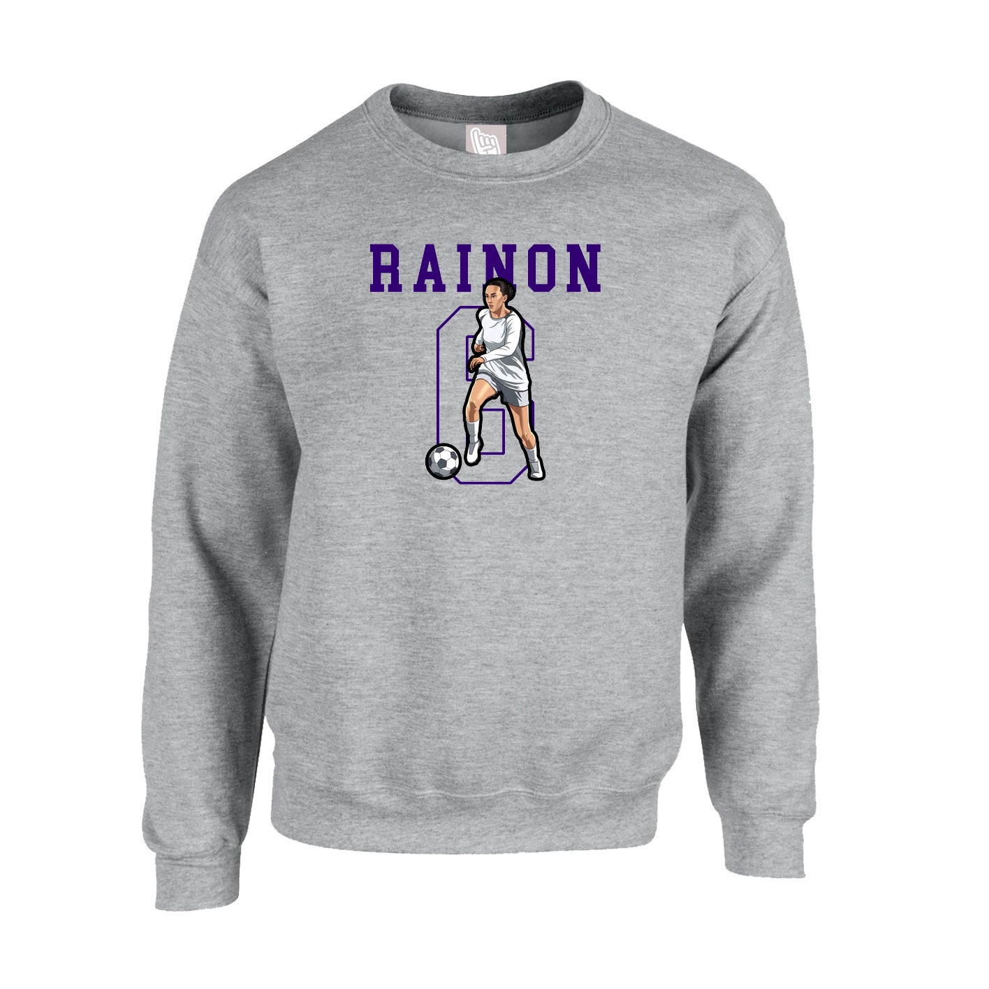 Fleece Crew — Shirsey in Grey