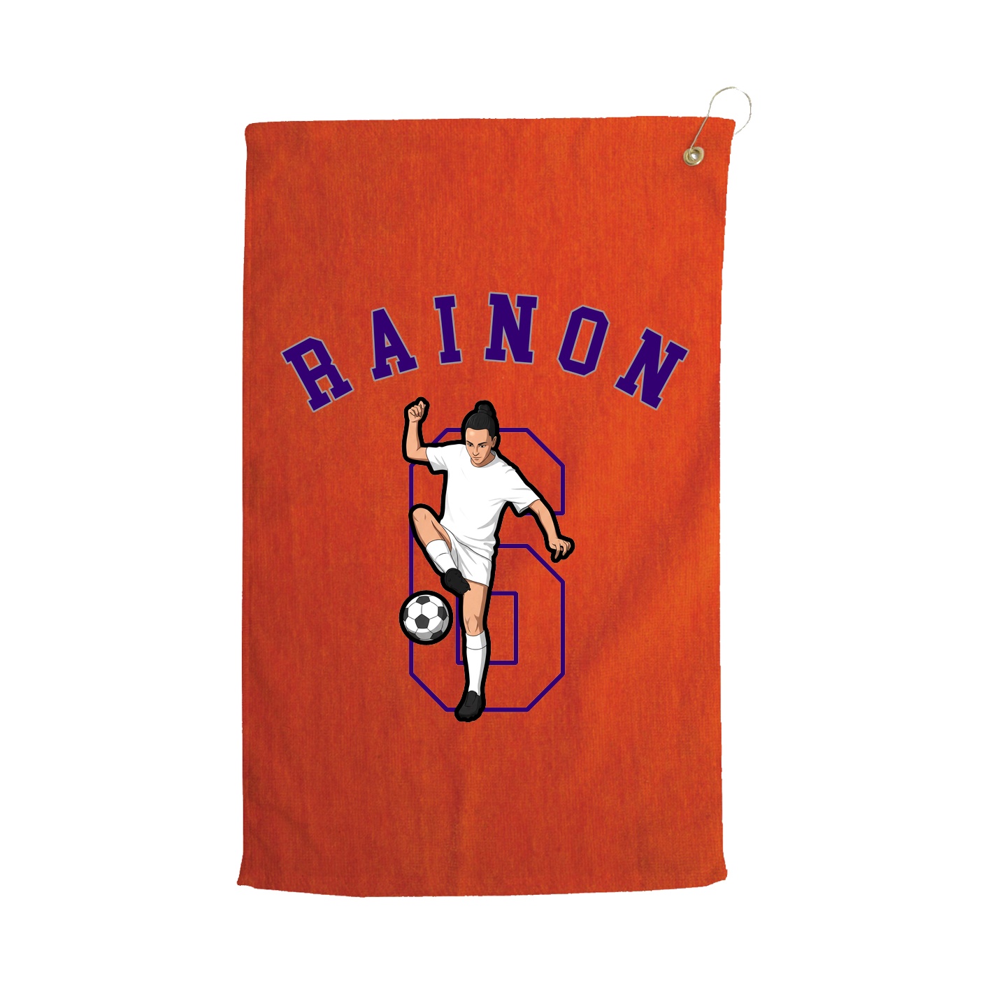Golf Towel — Shirsey Arch in Orange