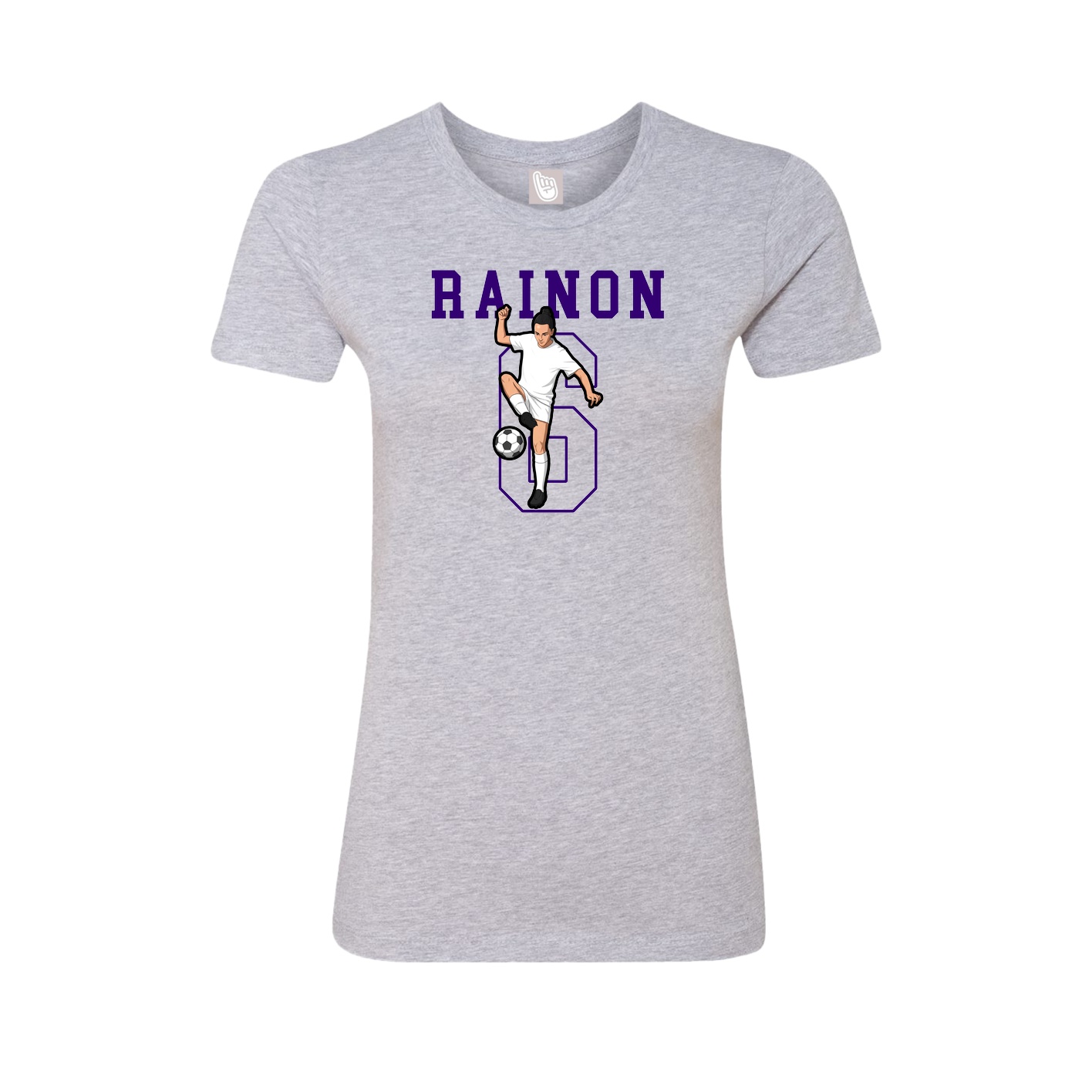 Fitted Women's Tee — Shirsey in Grey